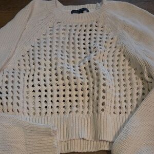 Banana Republic White Knit Sweater